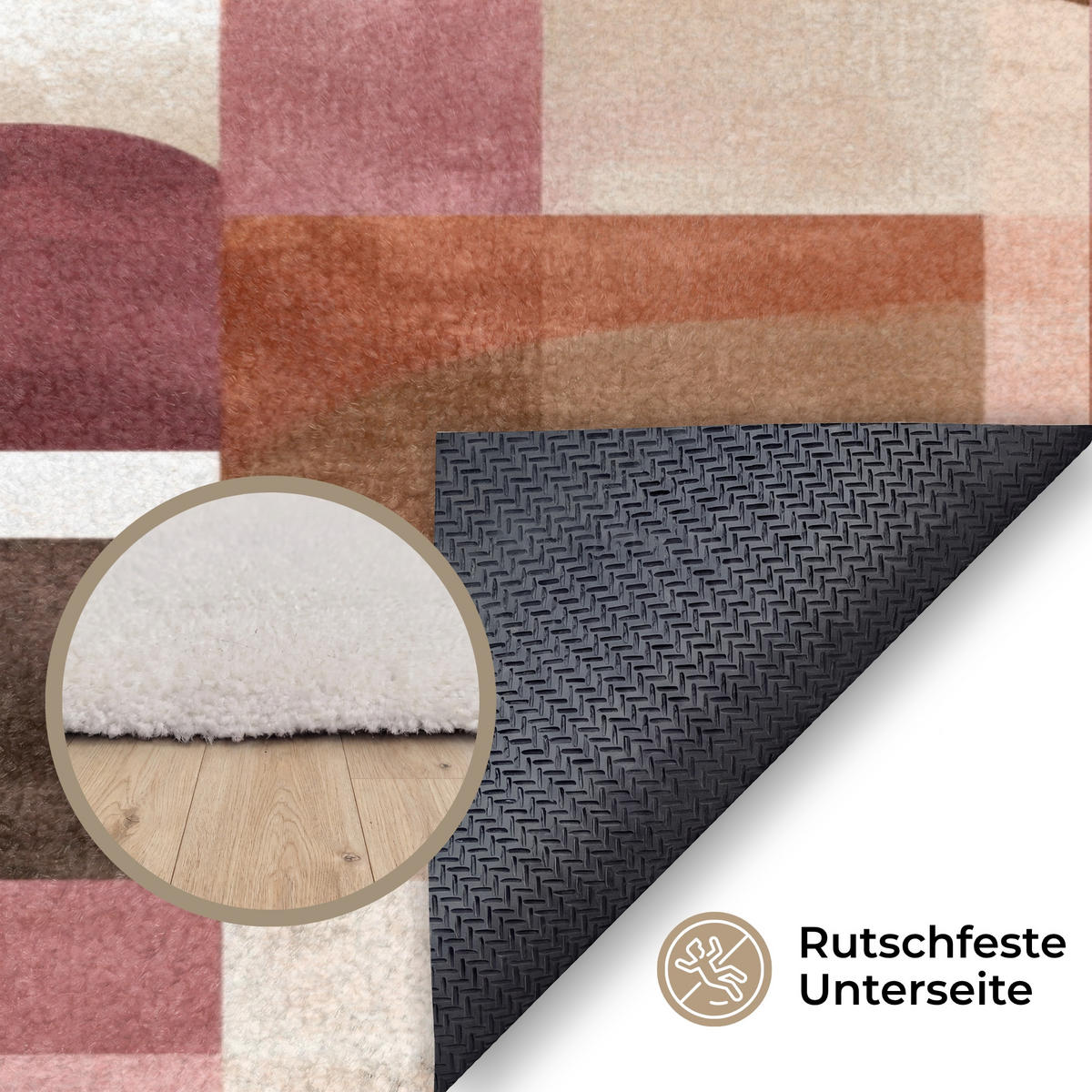 KOBERCE - Geometria - Moderné - Retro - 80x120 cm - viacfarebná, textil/plast (80/0.4cm) - OnlyWow
