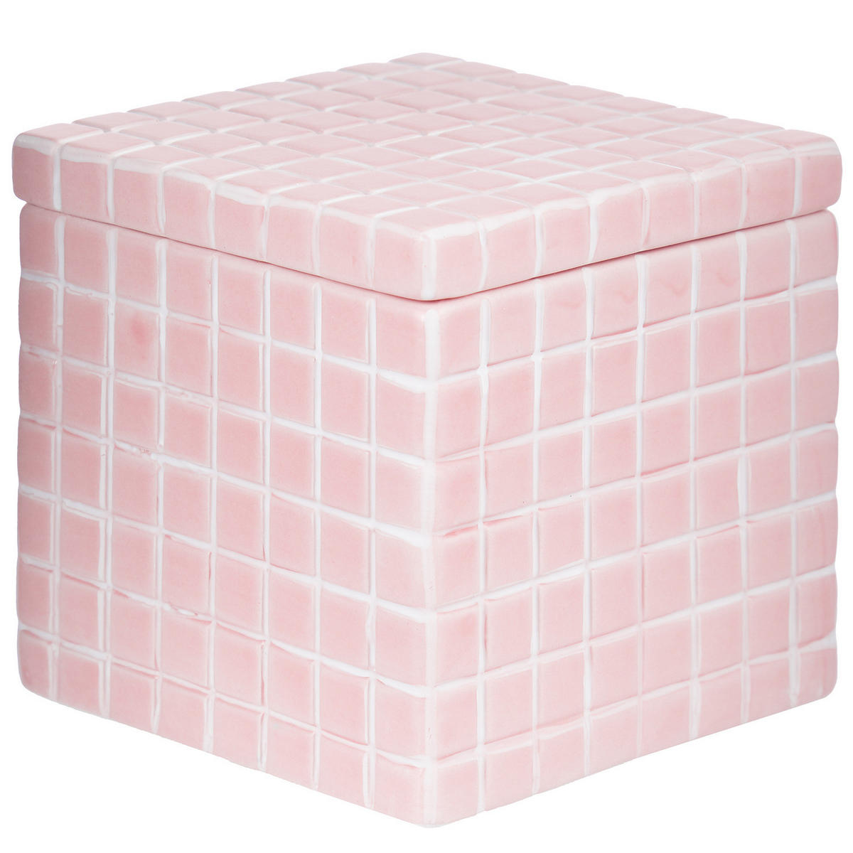 AUFBEWAHRUNGSDOSE Tiles - Rosa, Keramik (10/10/10cm) - BUTLERS