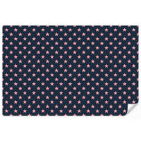 KINDERTAPETE - Muster - Sterne - Rosa - 350x240 cm - Anthrazit, Papier (350/240cm) - OnlyWow