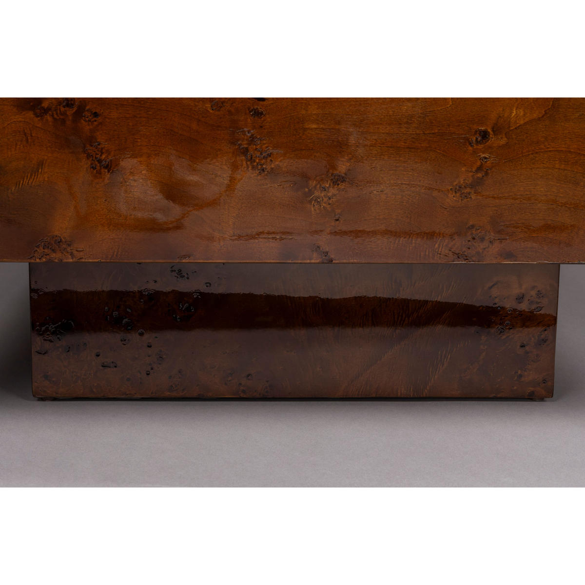 COUCHTISCH Quinn 90x90 cm Walnussfarbe - Braun, Holz (90/90/40cm) - Dutchbone