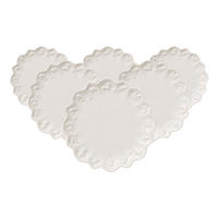 UNTERTASSEN Toy's Delight Royal Classic weiß ø 18,5 cm 6er Set - Weiß, Keramik (18.5cm) - Villeroy & Boch