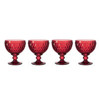 SEKTSCHALEN Boston Coloured Rot 398 ml 4er Set - Rot, Glas (0.398L) - Villeroy & Boch