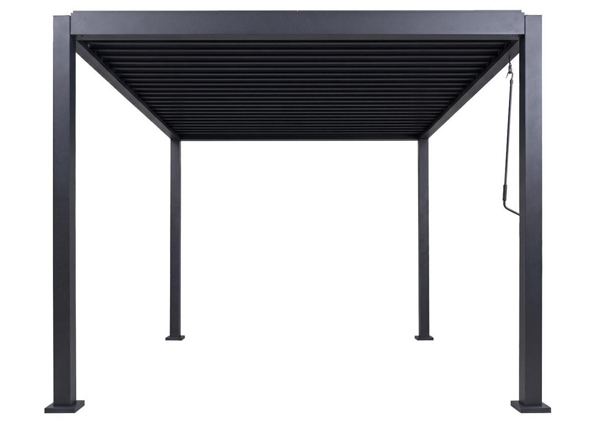 PERGOLA 235x300x300cm Anthrazit - Anthrazit, Metall (300/235/300cm) - BERLINLODGE