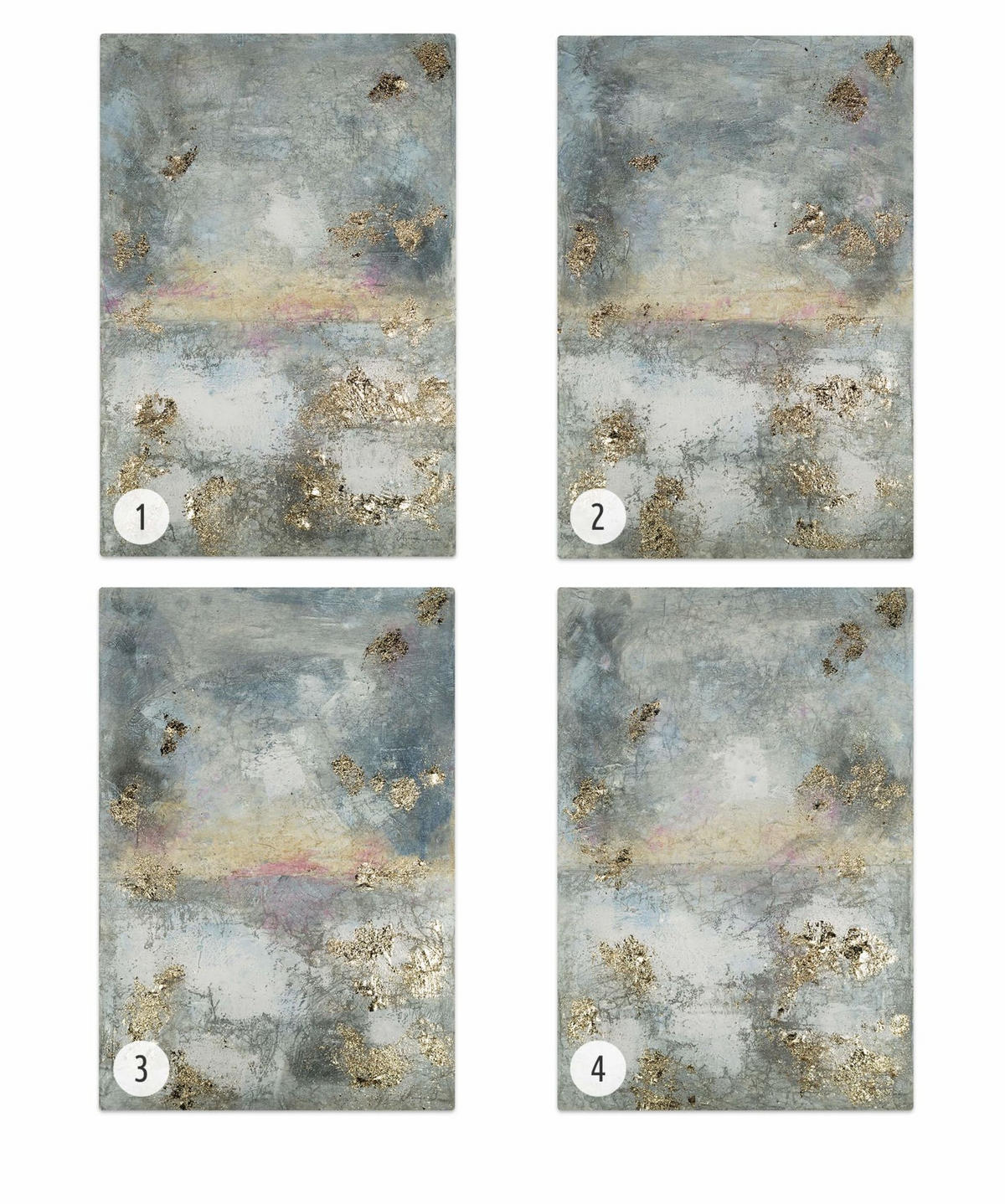ACRYLBILD HANDGEMALT 80/120 cm - Grau, Holz/Textil (80/120cm) - KUNSTLOFT