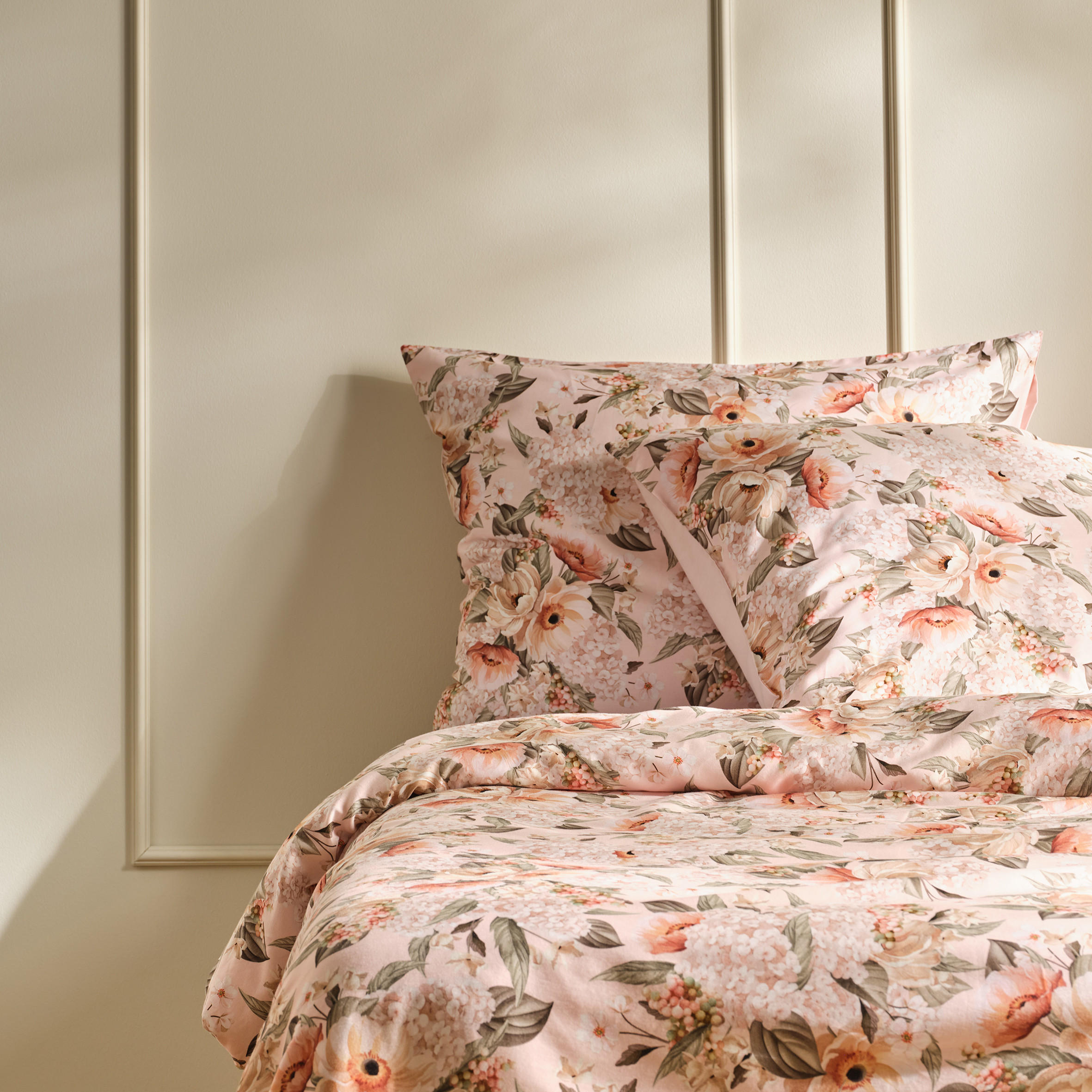 BETTWÄSCHE Amorette - Hellrosa, Textil (200/220cm) - home&you