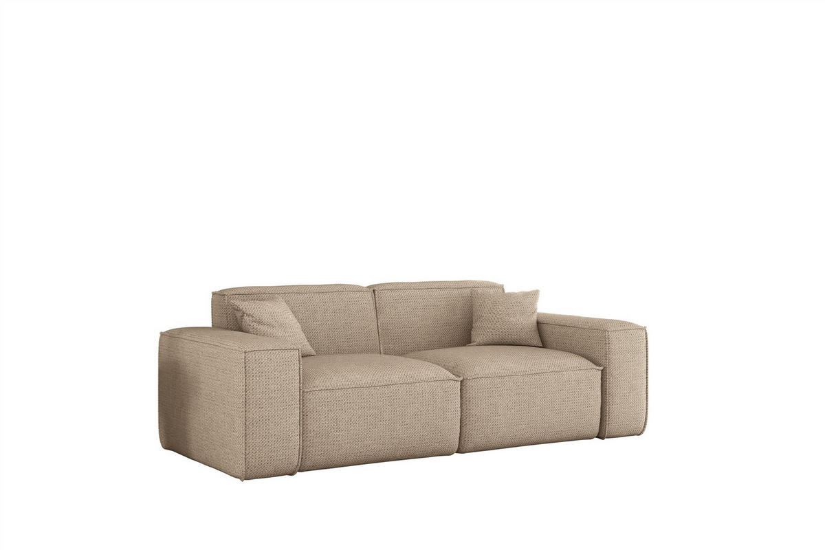 SOFA 2-sitzer Celes Premium In Artico - Beige, Holzwerkstoff/Textil (182/73/90cm) - Fun Möbel