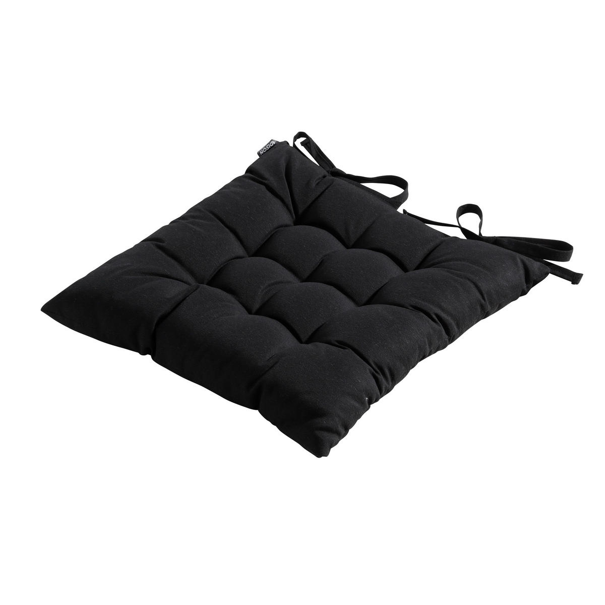SITZKISSEN Panama 46/46 cm 4er-Set - Schwarz, Textil (46/6/46cm) - Madison