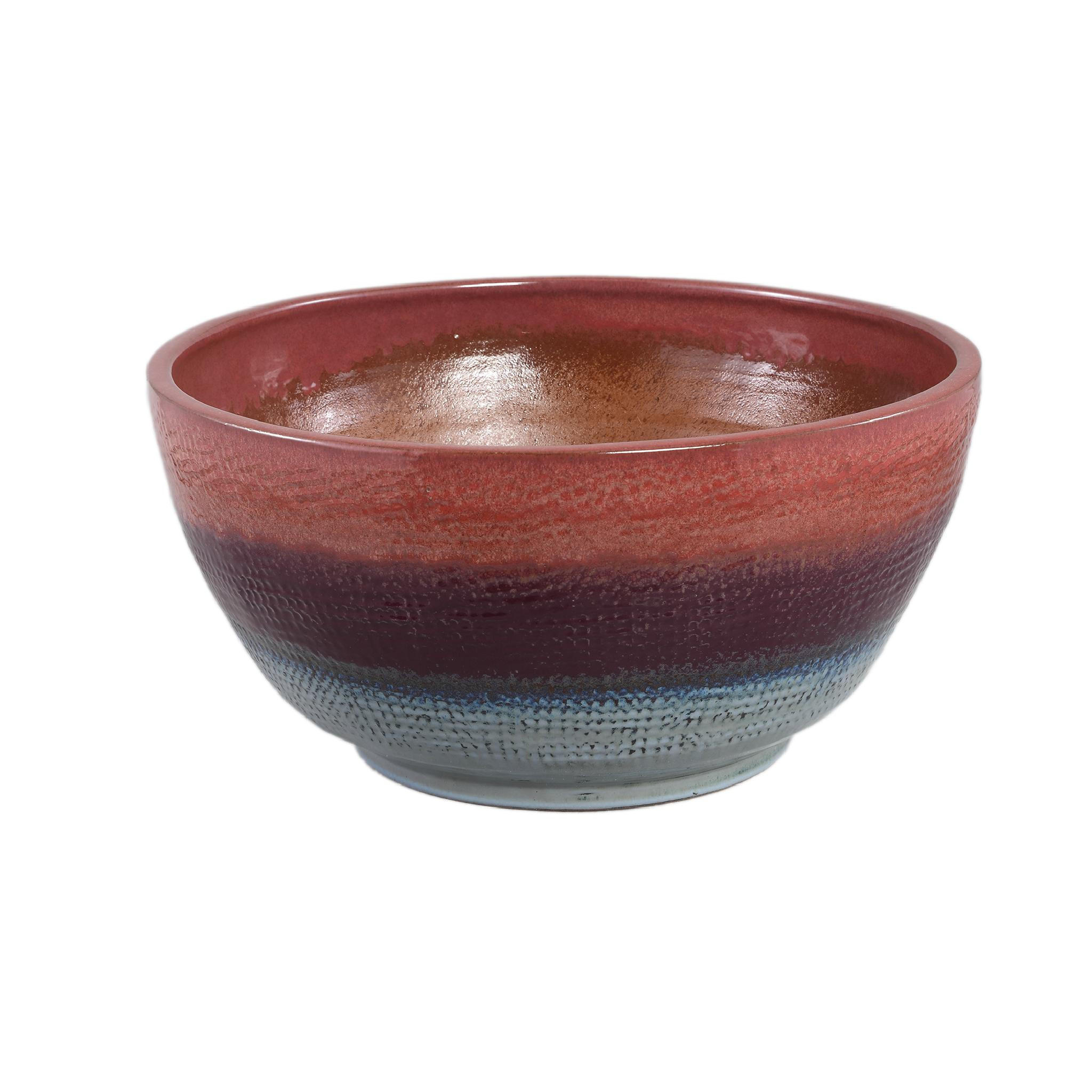 SCHALE Elana Violett 50/50/25.5cm - Lila, Keramik (25.5cm) - PTMD Collection