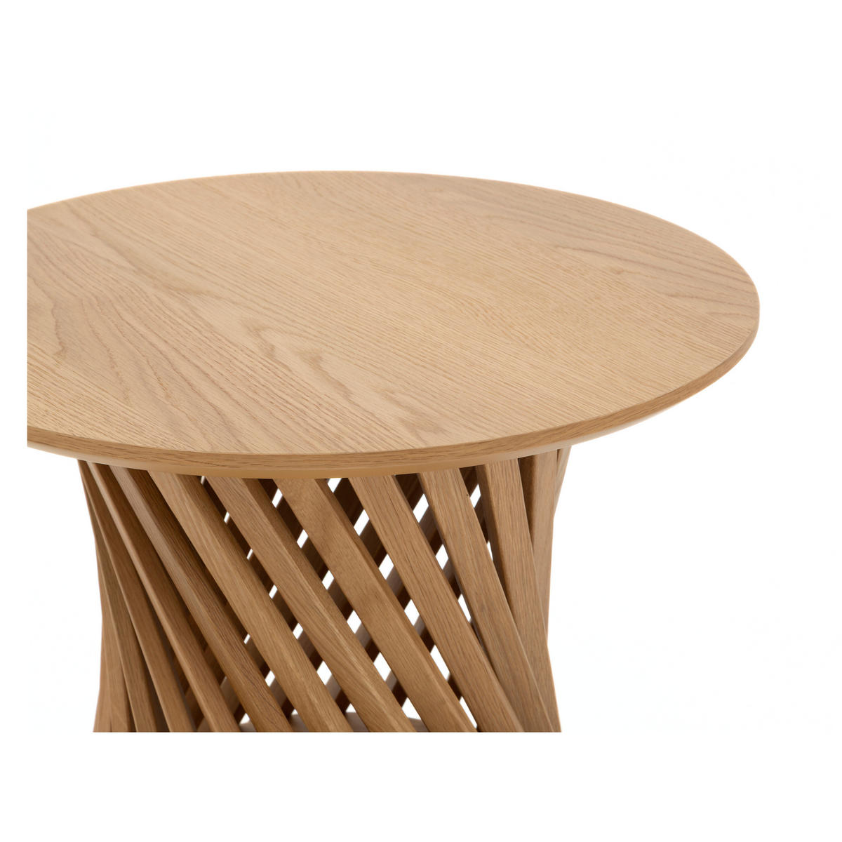 COUCHTISCH Emma, Natur Massiveiche - Beige, Holz (60/80/48cm) - WOODEK