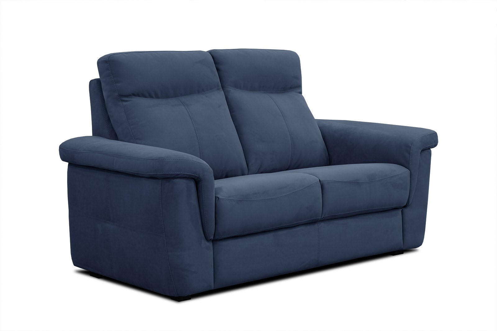 SOFA JONES 2-Sitzer, dunkelblau - Dunkelblau, Holzwerkstoff/Textil (166/102/99cm) - Courtois Laville