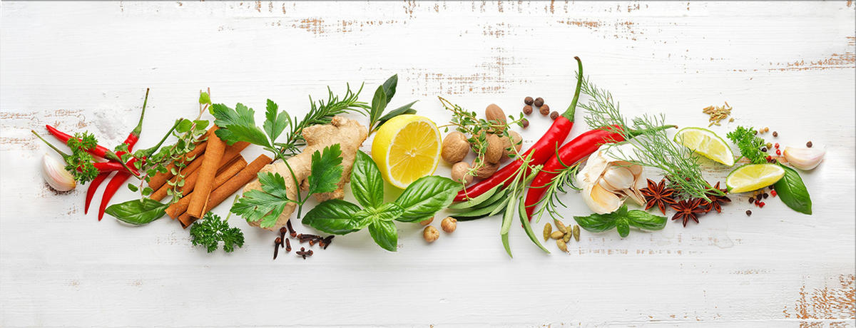 GLASBILD 80x30 cm Küche Landhaus - Gelb, Glas (80/30cm) - artissimo