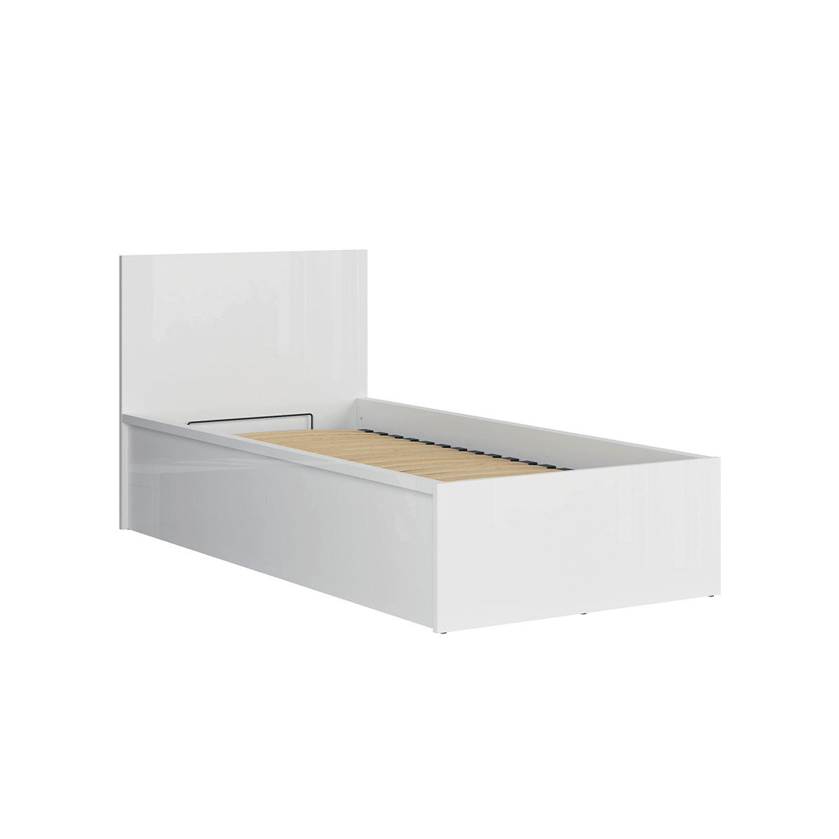 BOXBETT 90/200 Edwin Weiß - Weiß, Holzwerkstoff (90/200cm) - Petits-meubles