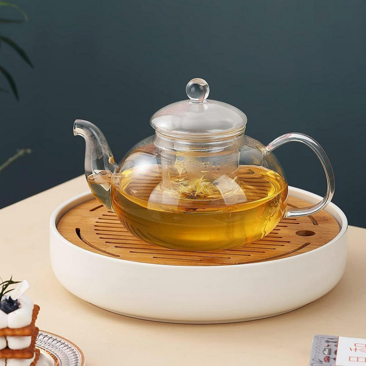 TEEKANNE aus Glas mit Teesieb 1000 ml - Transparent, Glas (13/30cm)