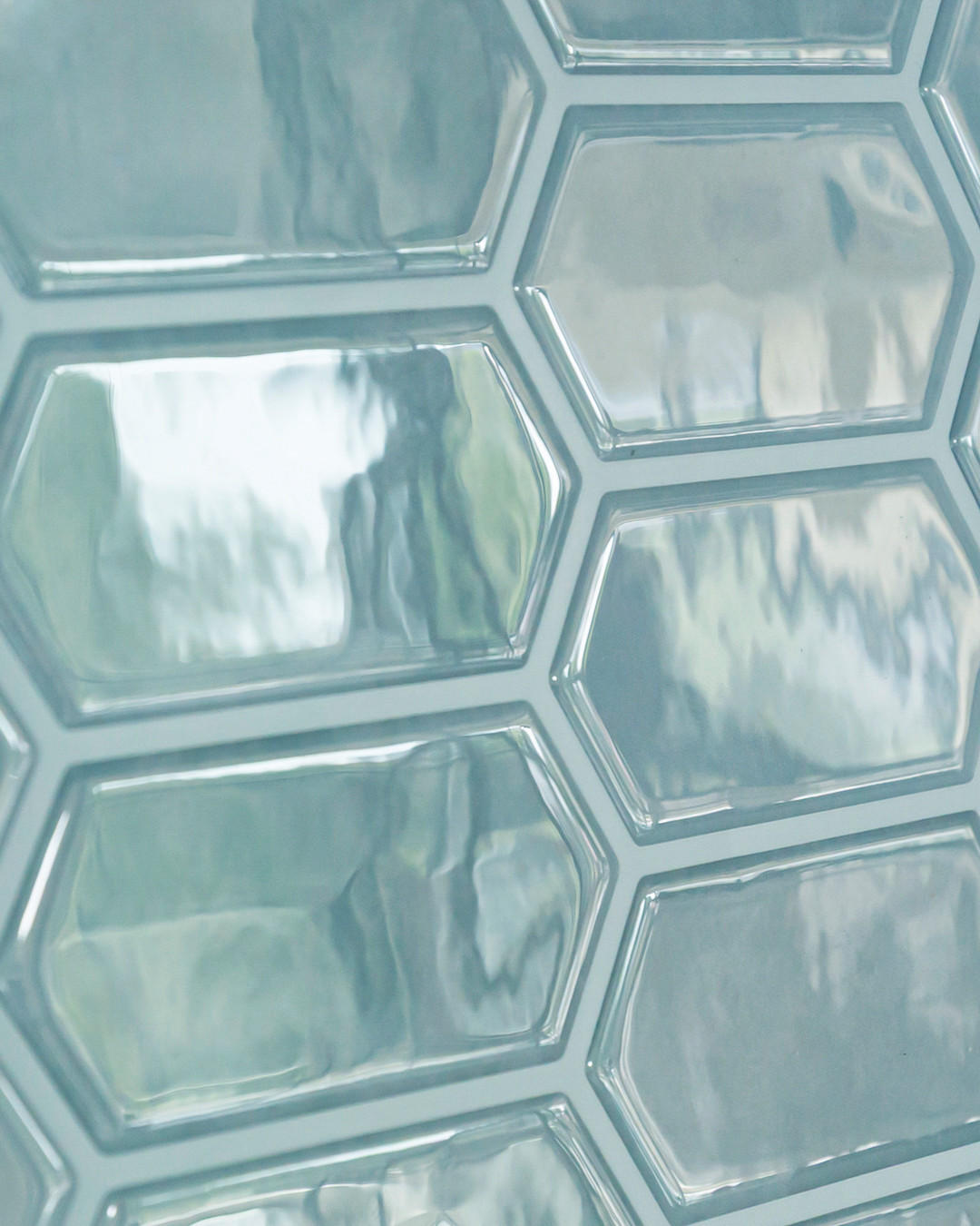 FLIESENAUFKLEBER 1 Stück 30,5 x 30,5 cm Selbstklebende Fliesen - Pera Blu - Blau, Kunststoff (30.5/0.12/30.5cm) - Mazovia