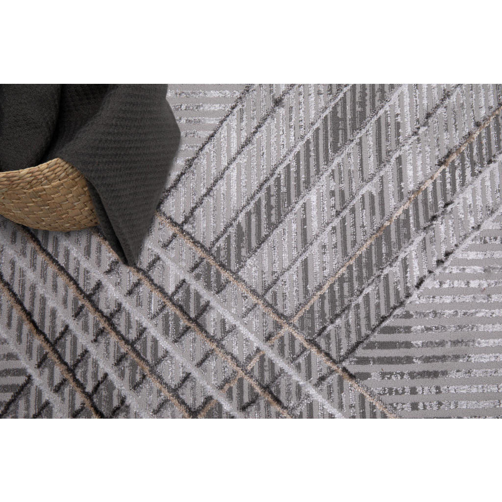 Thumbnail - Tapiso Teppich, Dunkelgrau, Textil, 160x220 cm, Teppiche & Böden, Teppiche, Moderne Teppiche