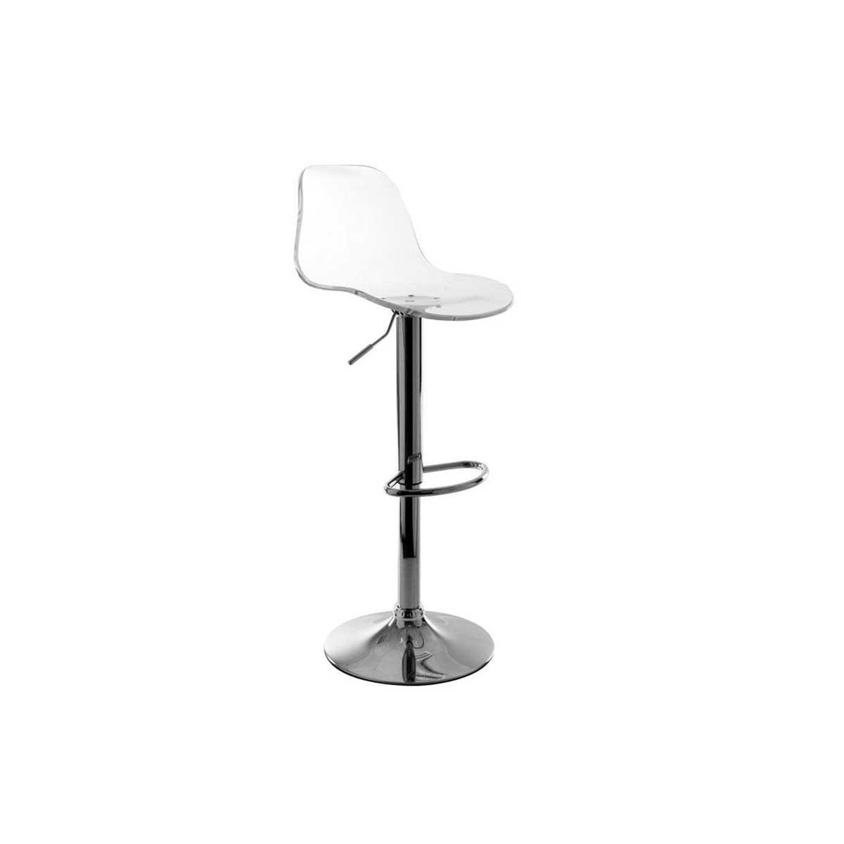 BARHOCKER Design GALILEO Transparent - Transparent, Kunststoff (45.5/107/38cm) - Miliboo
