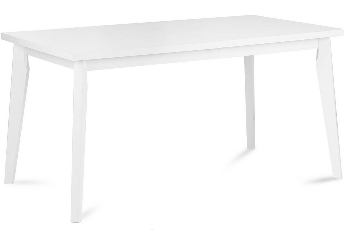 ESSTISCH RHENA ausziehbar bis 190cm, Weiß - Weiß, Holz (150/77/80cm) - KONSIMO®