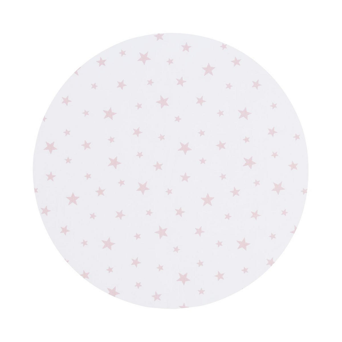 KLAPPMATRATZE Stars 120 x 60 x 6 cm weiß Sterne faltbar, Bezug waschbar, Größe 120 x 60 x 6 cm - Weiß, Textil - Chipolino