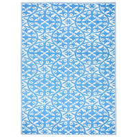 TEPPICH IBIZA Blau 180/270 cm - Blau, Kunststoff (180/270cm) - Tapiso