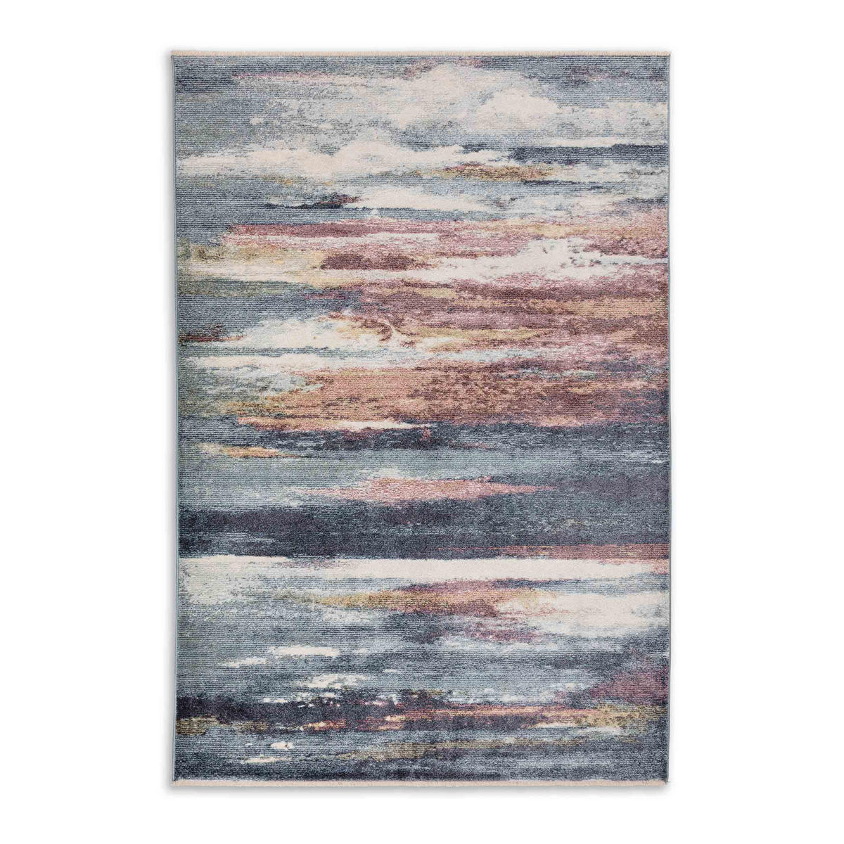 DESIGNTEPPICH ORVIETO - Blau, Textil (133/190cm) - Astra