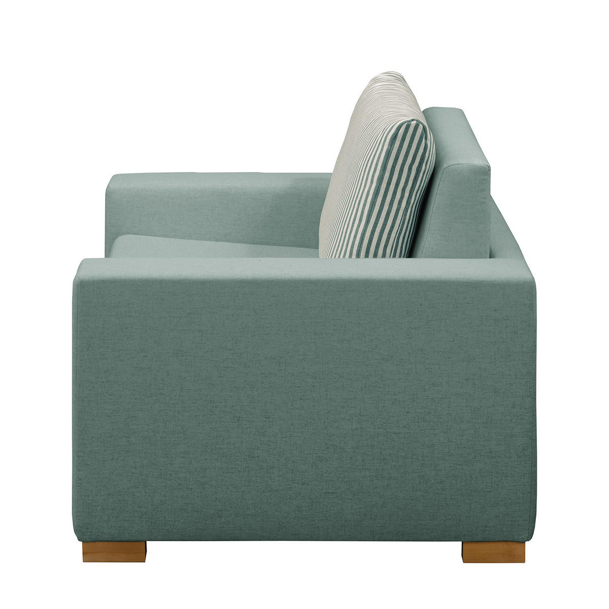 SCHLAFSESSEL - Silberfarben/Mintgrün, Textil (110/90/90cm) - home24