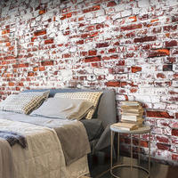 VLIESTAPETE Rot 400/280 cm - Rot/Weiß, Textil (400/1cm) - KUNSTLOFT
