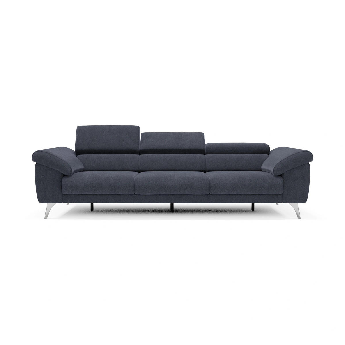 LINEARSOFA Donatello - Blaugrau, Metall (265/76/102cm) - Divani.store
