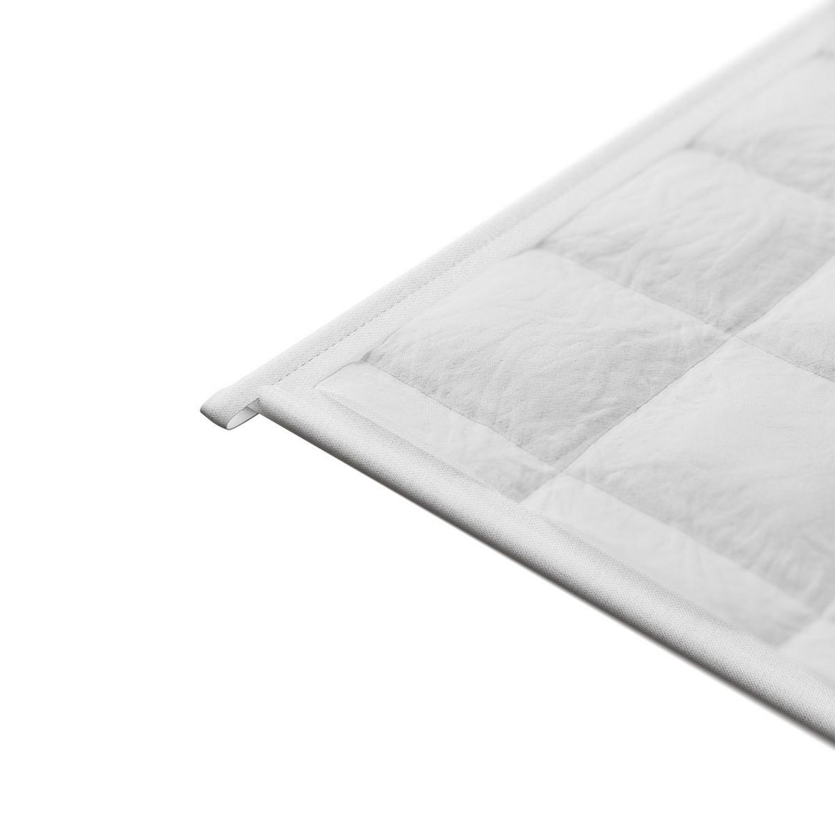 GEWICHTSDECKE Anti Stress Bettdecke 135x200 cm 9 kg - Weiß, Textil (135/200cm) - Juskys