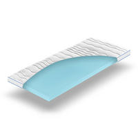 GELSCHAUMTOPPER MaGeTo 2000, Größe: 180x200 - Weiß, Textil (180/200cm) - Betten-ABC