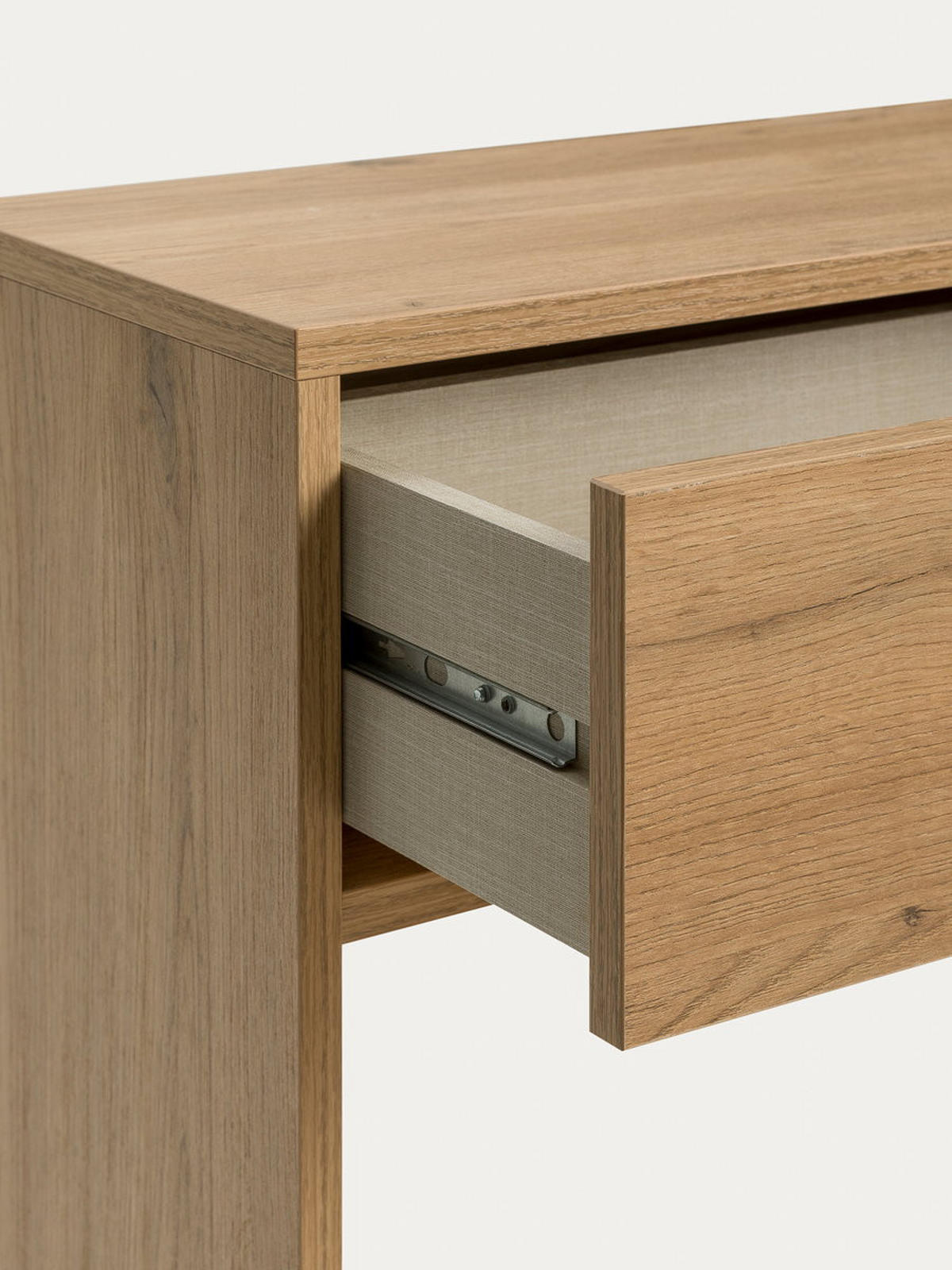 KONSOLE Hegas Natur 80 cm x 81 cm - Braun, Holzwerkstoff (80/81/25cm) - Kenay Home