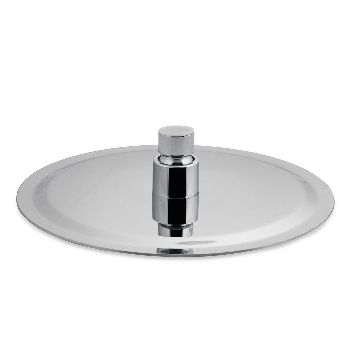 DUSCHKOPF Regendusche - Silberfarben, Metall (20/3.5/20cm) - Relaxdays