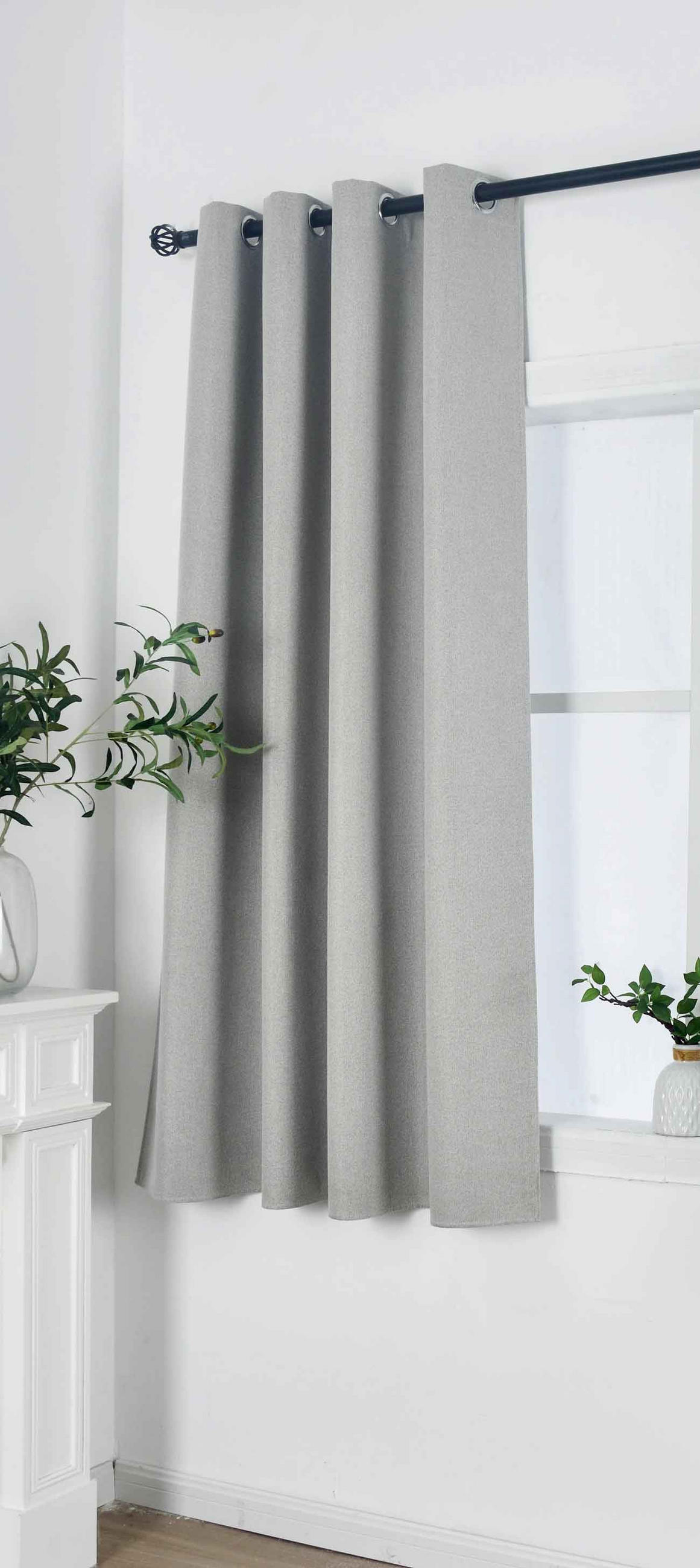 VORHANG MÜNCHEN DARK HxB 175x145 cm Sand - Sandfarben, Textil (145/175/175cm) - Gardinenbox