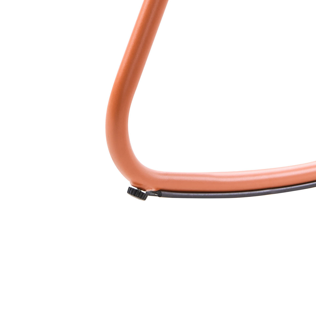 GARTEN-SCHAUKELSTUHL Orange Turi - Orange, Metall (66/92/96cm) - Beliani