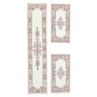 HANDTUFTTEPPICH Ming Bettumrandung 70x600 cm - Beige, Textil (70/600cm) - THEKO