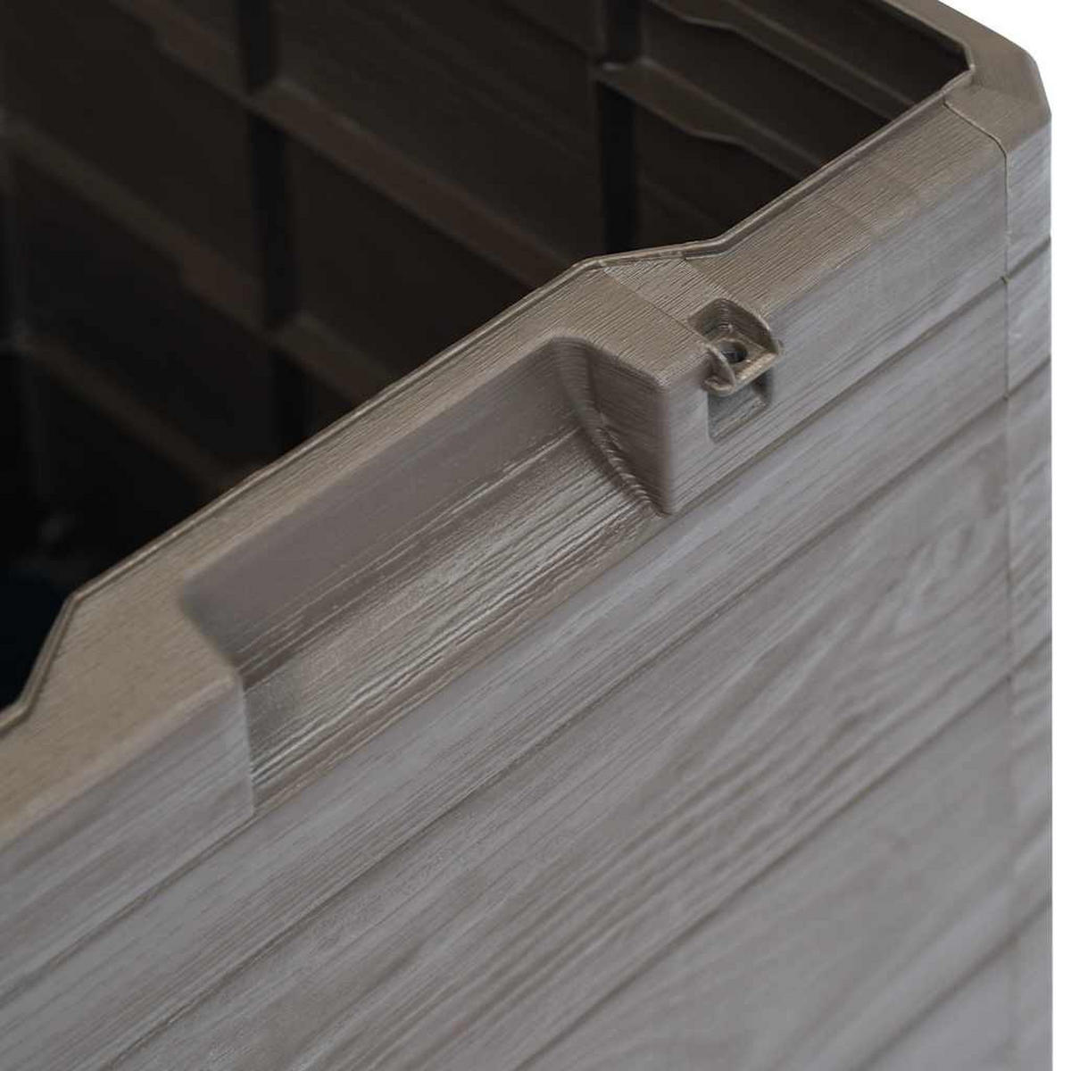 GARTEN-AUFBEWAHRUNGSBOX 90 L Braun - Braun, Kunststoff (42.5/50/44cm) - vidaXL