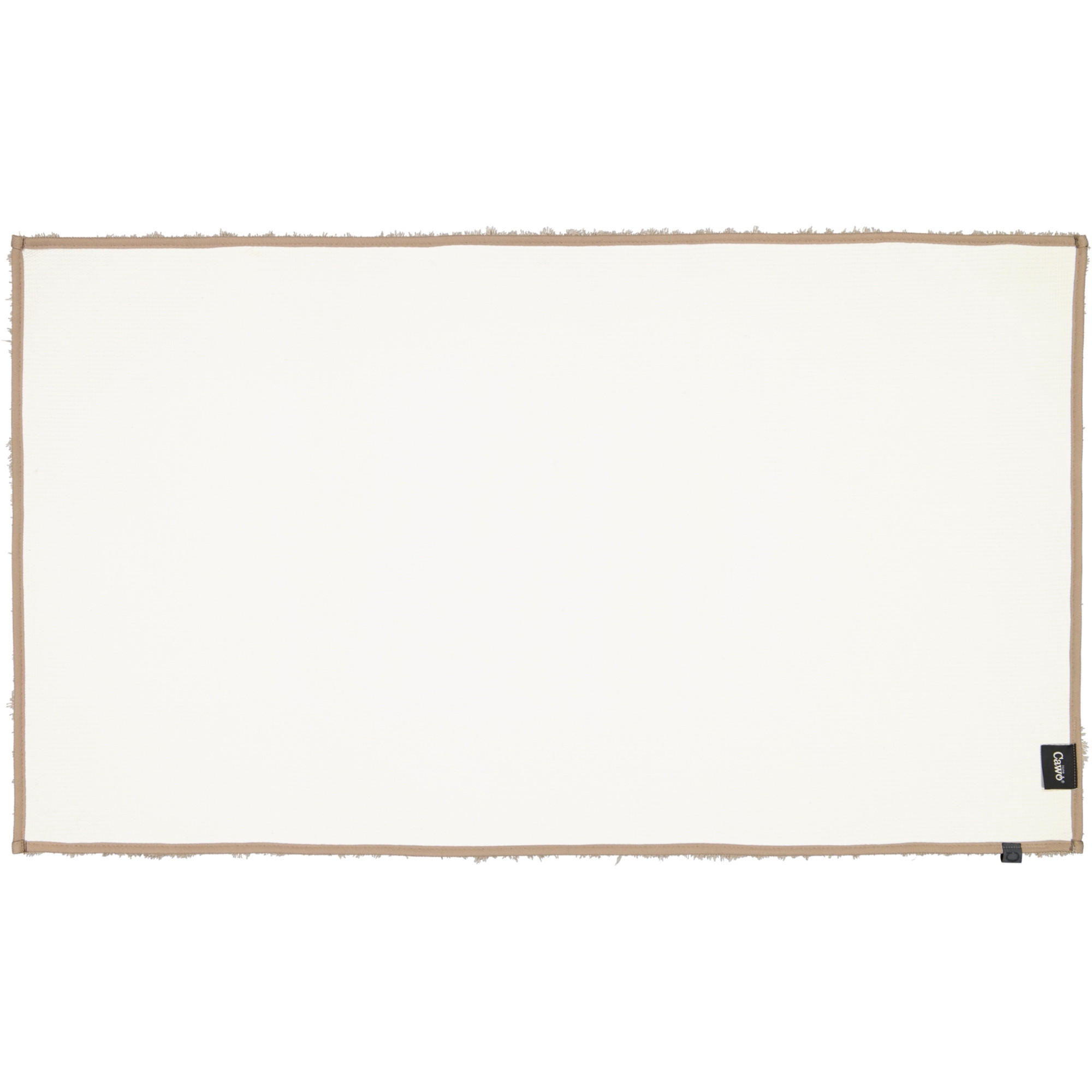 BADTEPPICHE SOLID 1009 CAPPUCCINO - 339 - Braun, Textil (70/120cm) - Cawoe