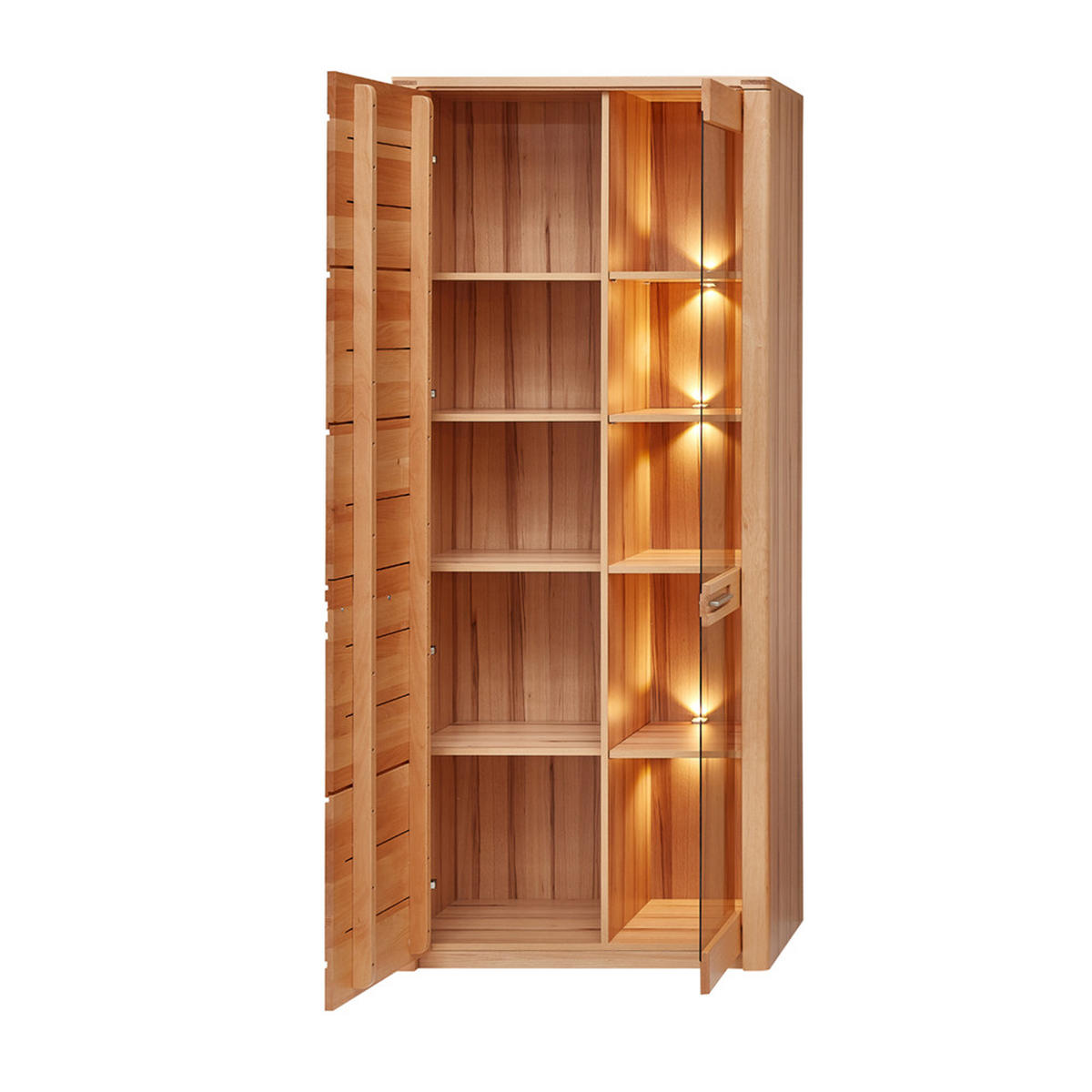 WOHNZIMMER-SET 6-TLG. Newton-36 - Braun, Holzwerkstoff (640/203/70cm) - Lomado