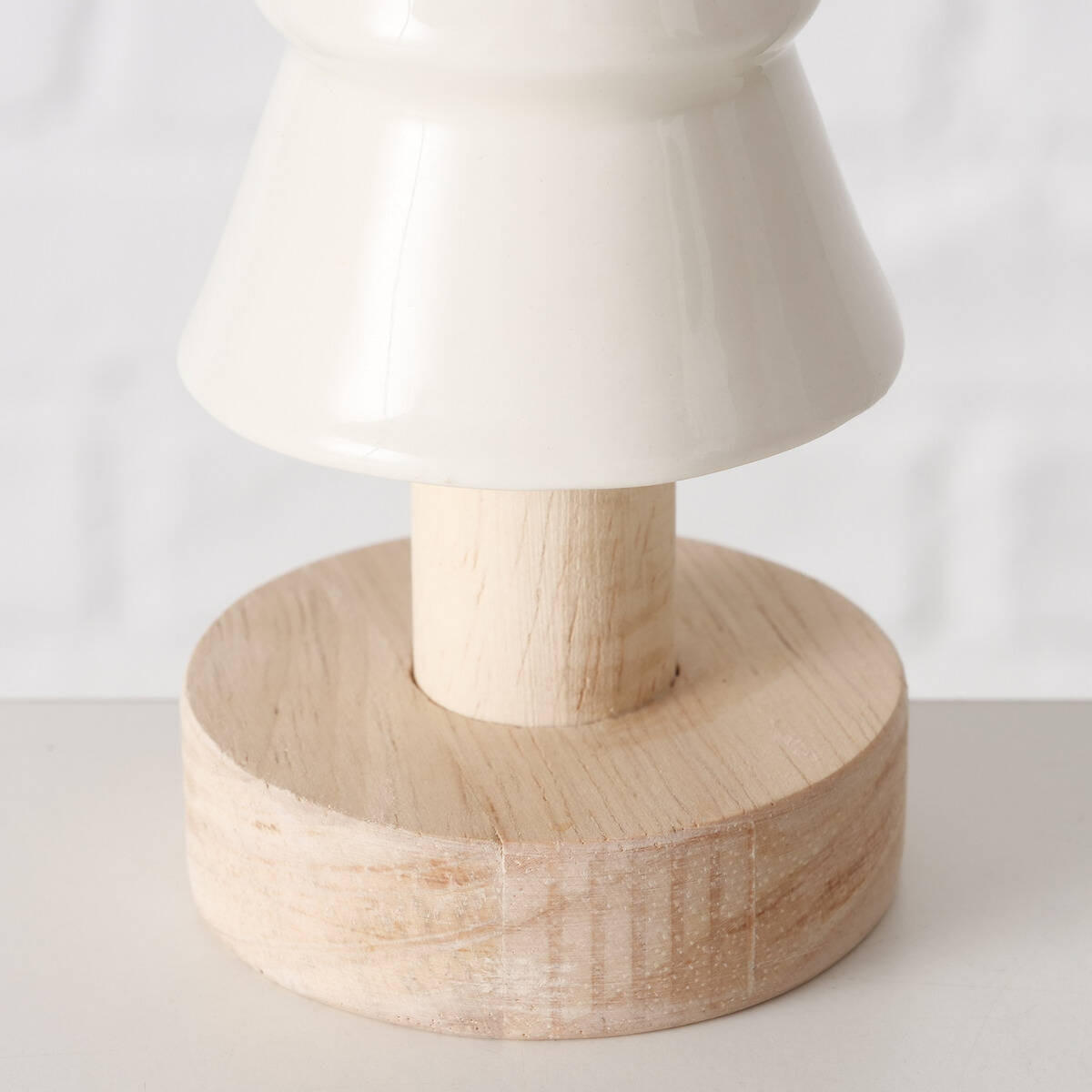 WEIHNACHTSBAUM Keramik 15 cm - Weiß, Keramik (5.5/15/5.5cm)