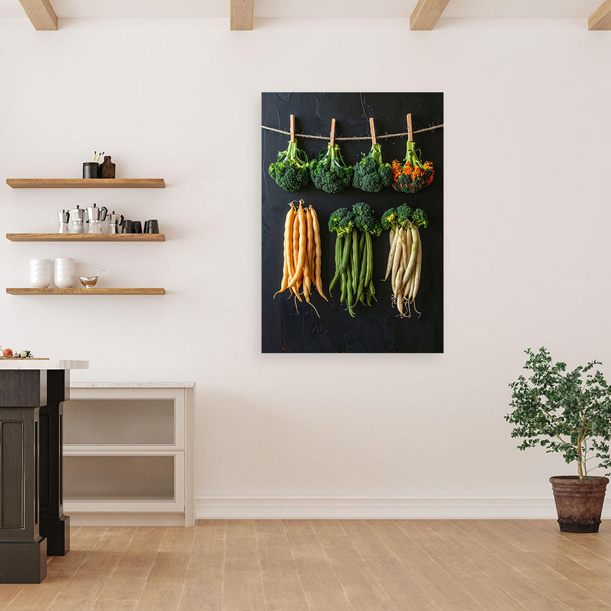 LEINWANDBILD Essen & Trinken 20x30cm - Multicolor, Textil (20/30cm) - Feeby