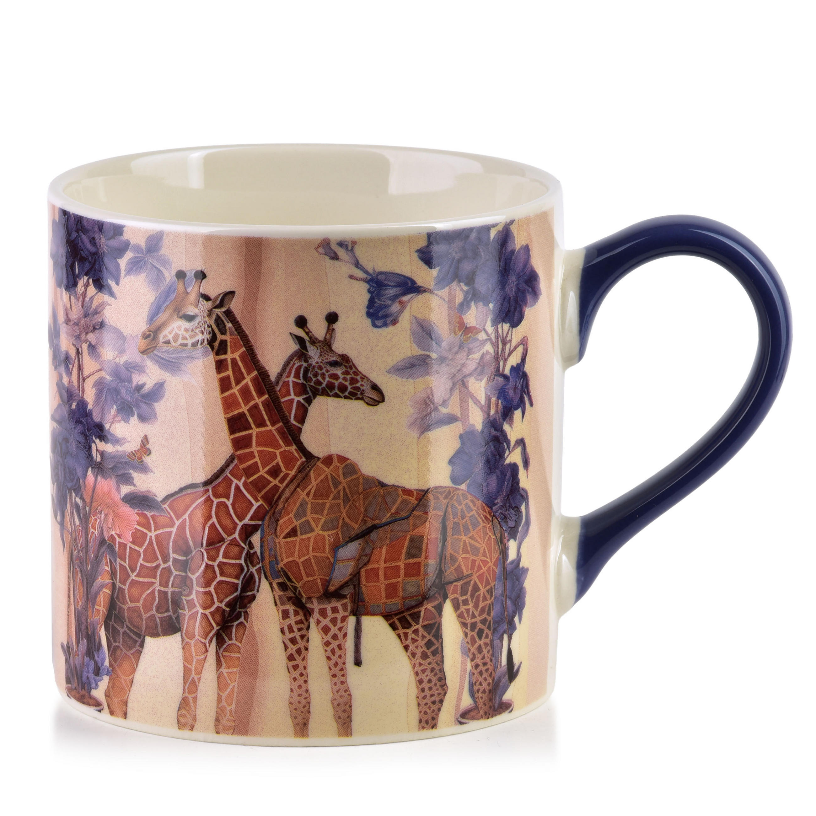 HRNČEK ISAAC 380ml 9/13/9cm Modrá Porcelán - modrá, keramika (0.38L) - Mondex