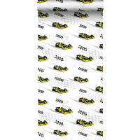 TAPETE Rennwagen 50 x 900 cm - Gelb, Papier (50/0.1cm) - Sanders & Sanders