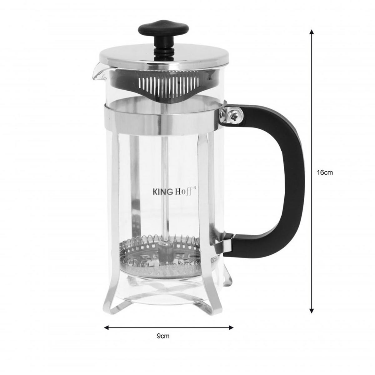 TEEKANNE Weiß 9/9/16 cm KH4836 - Weiß, Metall (0.35L) - Kinghoff 