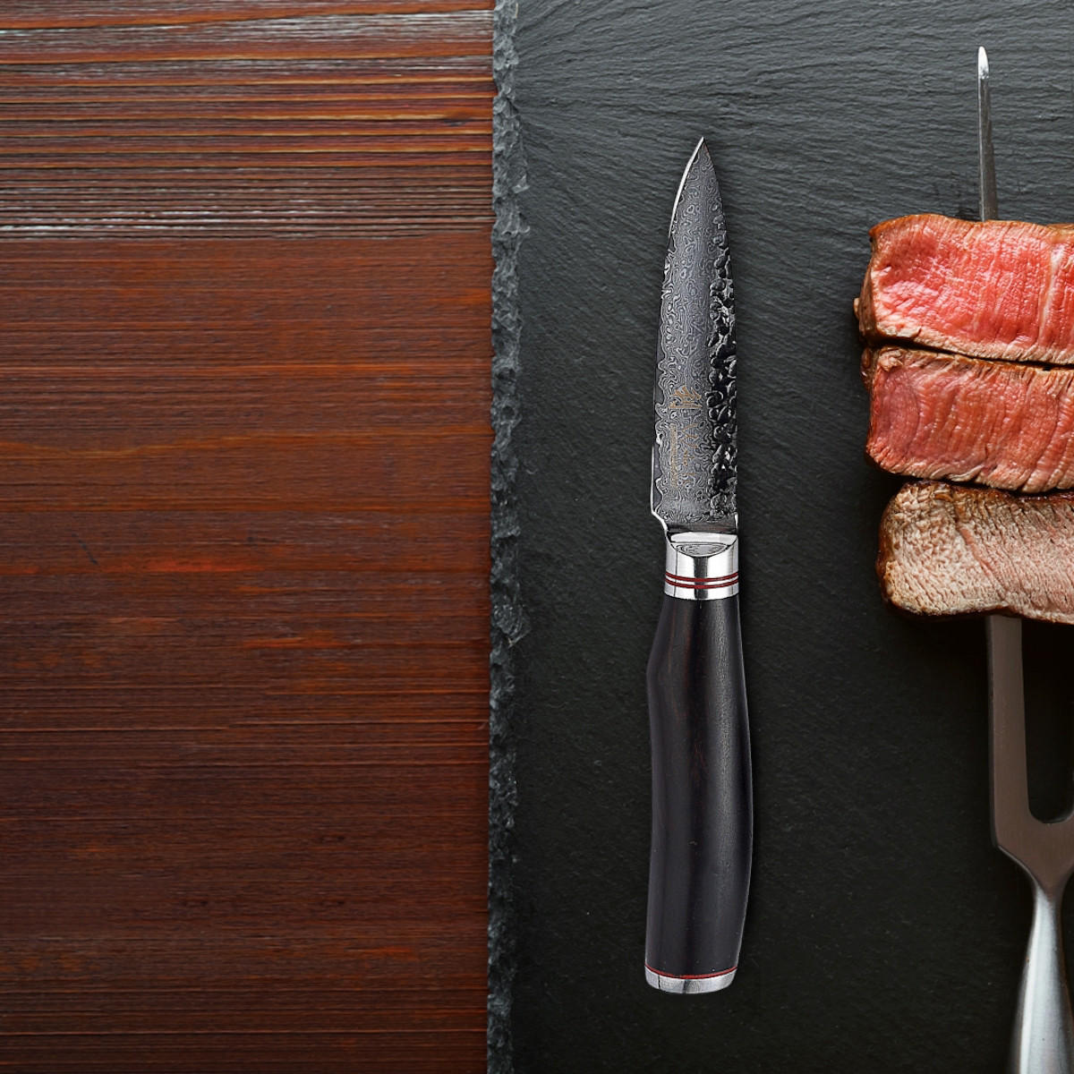 OFFICEMESSER 9 cm - Schwarz, Holz/Metall (20cm) - Wakoli