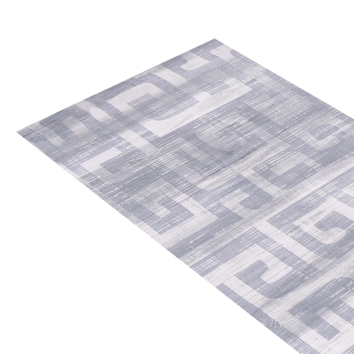 KOBEREC Šedý 80/300 cm Beydag - šedá/tmavě šedá, textil (80/300cm) - Beliani