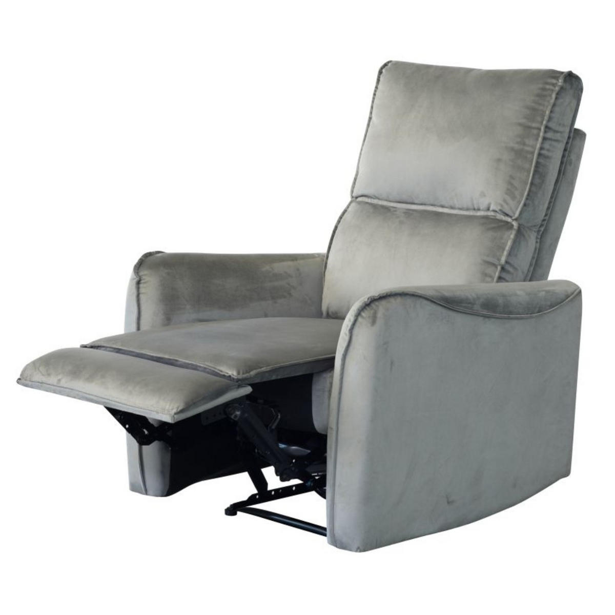 RELAXSESSEL ZYGGI, elektrischer Polstersessel - Grau, Textil (76/105/93cm) - Lookway