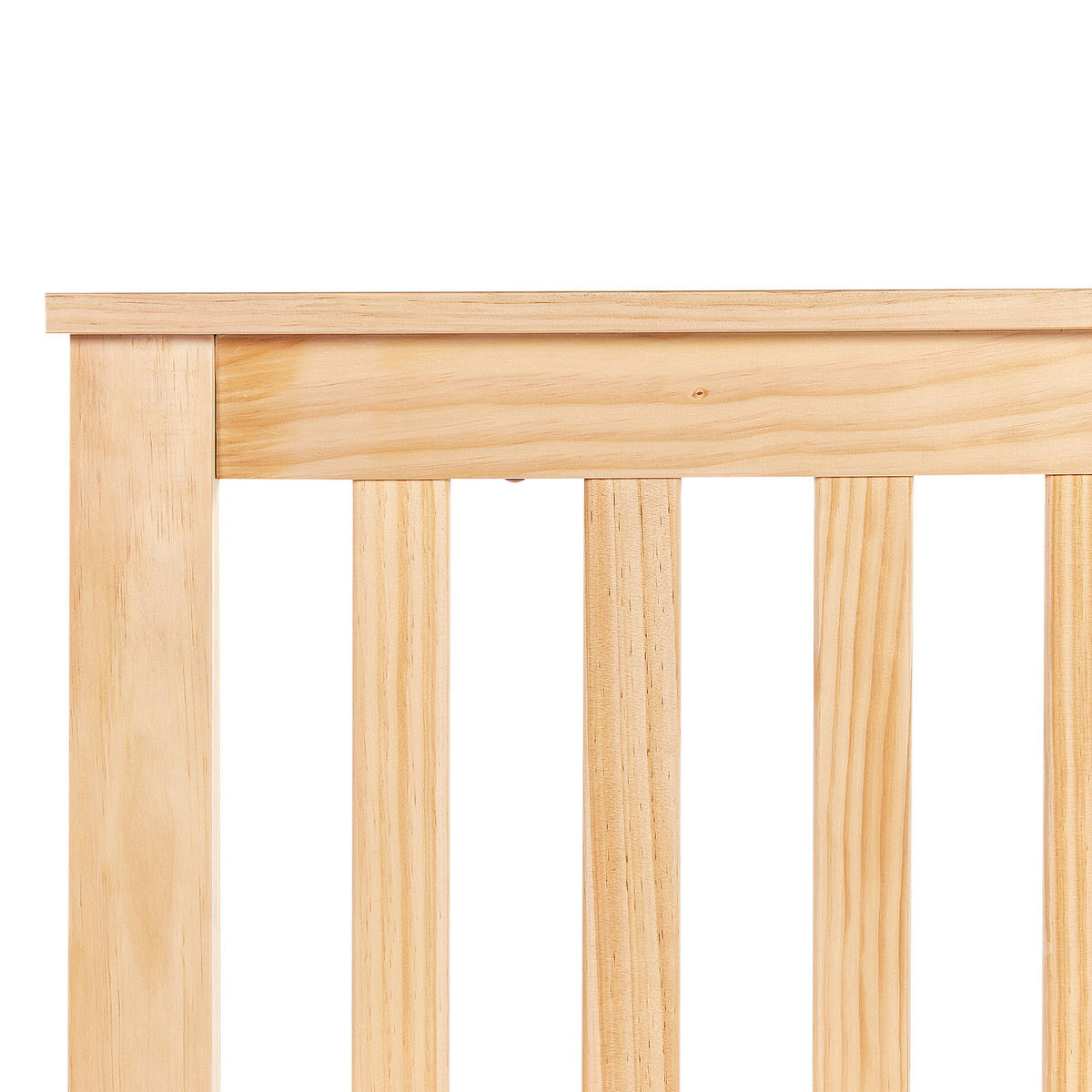 BETT mit Lattenrost 180x200 cm Heller Holzfarbton Mayenne - Hellbraun, Holz (180/200cm) - Beliani