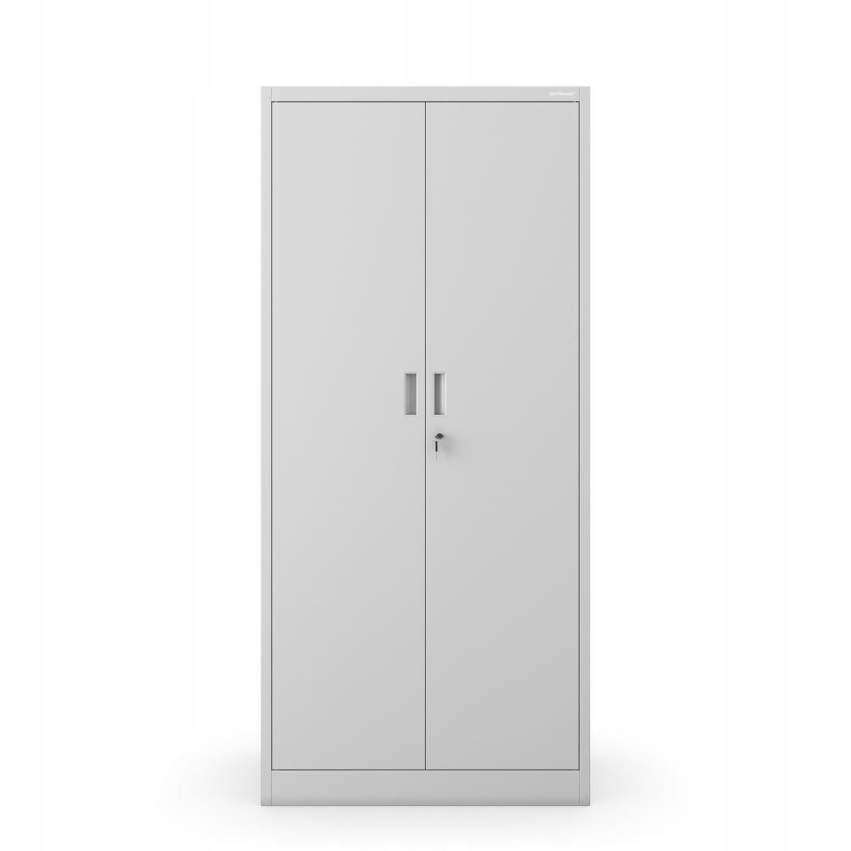 AKTENSCHRANK Jan Compact - Grau, Metall (80/175/40cm) - Jan Nowak