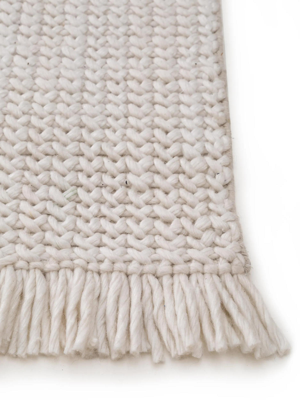 WOLLTEPPICH Velma Ivory 200x300 cm - Creme, Textil (200/300cm) - benuta Pure