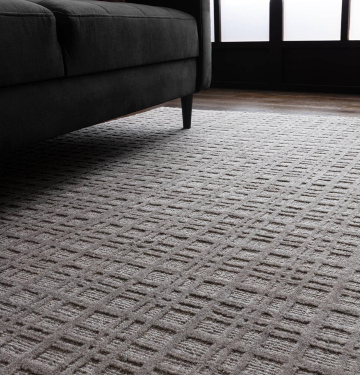 TEPPICH handgewebt Naturfaser HATCHY Grau 200 x 290 cm - Grau, Naturmaterialien (200/290cm) - Novatrend