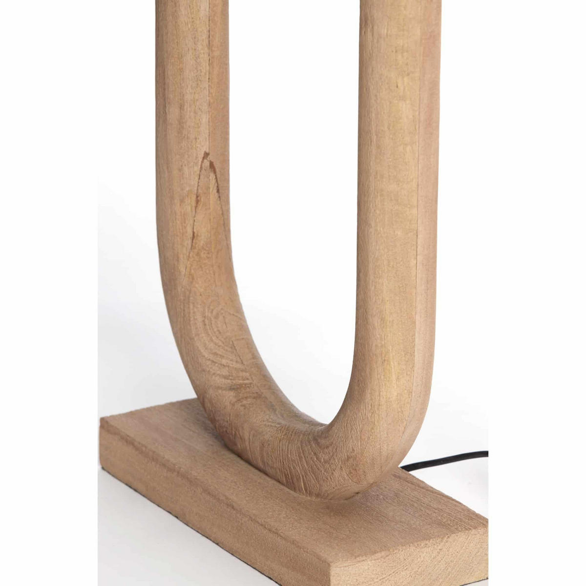 LAMPENFUSS Paceco Braun 20/12/44 cm - Braun, Holz (20/12/44cm) - Light & Living